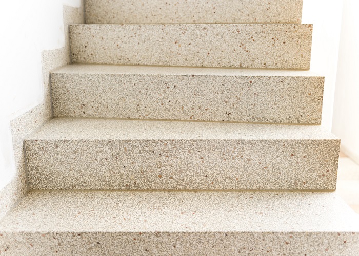 helle Terrazzo Treppe